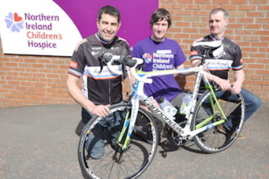 Pedal power raises £11,500 for the Children's Hospice