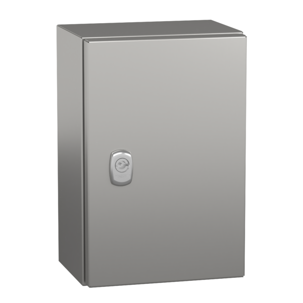 "PanelSet S3X stainless 304L, Scotch Brite® finish, H300xW200xD150 mm." - Schneider Electric - NSYS3X3215
