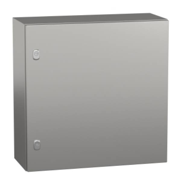 "PanelSet S3X stainless 304L, Scotch Brite® finish, H600xW600xD250 mm." - Schneider Electric - NSYS3X6625