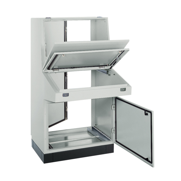 "PanelSeT SD Control desk with console - H1400xW1200xD1045 - IP55" - Schneider Electric - NSYSDF1210