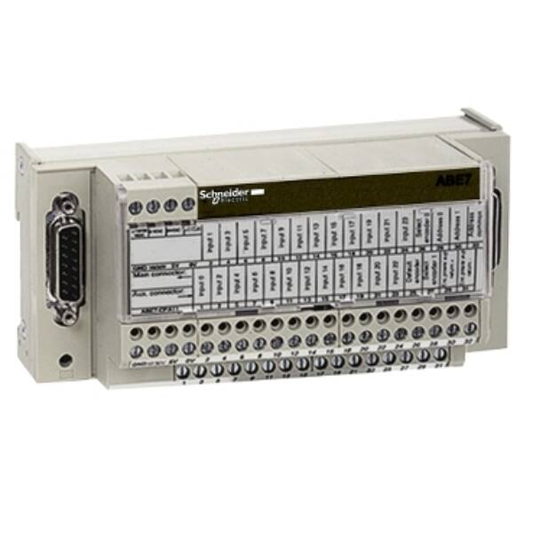 connection sub-base ABE7 - for counter and analog channels - Schneider Electric - ABE7CPA01