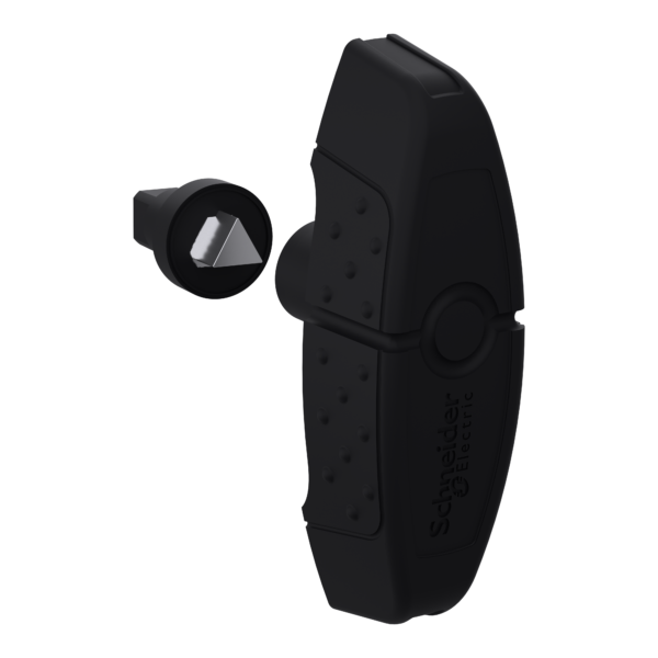 "Triangular lock insert 6,5 CNOMO for PanelSeT S3D enclosures." - Schneider Electric - NSYAEDLT6S3D