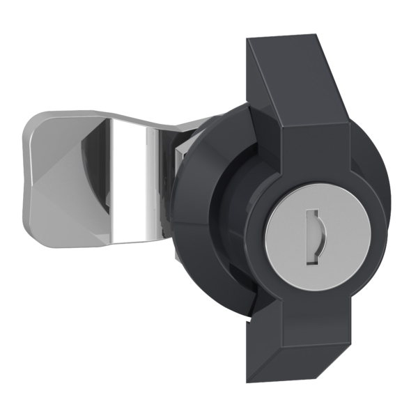 "Chromed zamak handle lock 610 for PanelSeT S3X enclosure" - Schneider Electric - NSYCL610CSX