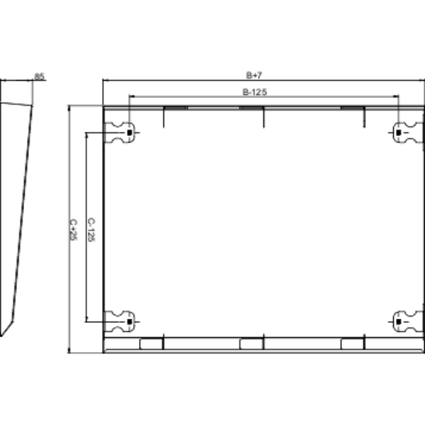 "Roof canopy, PanelSeT SFN, PanelSeT SF, PanelSeT SM, for electrical enclosure W1200 D600mm" - Schneider Electric - NSYSC1240