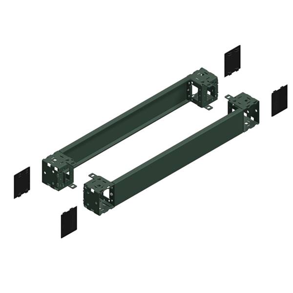 "Front & rear plinth, PanelSeT SFN, PanelSeT SF, PanelSeT SM, for electrical enclosure W1000mm, plinth H100mm" - Schneider Electric - NSYSPF10100