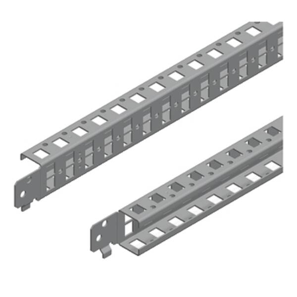 "Quick fixing cross rails, PanelSeT SFN, PanelSeT SF, PanelSeT SM,  H40 W400mm, 1 row, set of 2" - Schneider Electric - NSYSQCR4040
