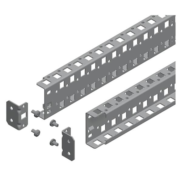 "Universal cross rails, PanelSeT SFN, PanelSeT SF, PanelSeT SM,  H65 W2000mm, 2 rows, set of 2" - Schneider Electric - NSYSUCR65200