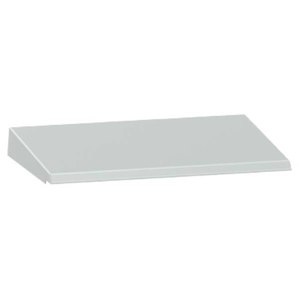 "Stainless canopy 304L for PanelSeT SM, Scotch Brite® finish, for enclosures W1000xD300 mm" - Schneider Electric - NSYSCMX10030