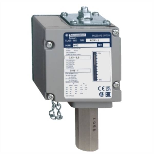 pressure switch ADW 69 bar - adjustable scale 2 thresholds - 1CO - Commercial Reference - ADW5M119012