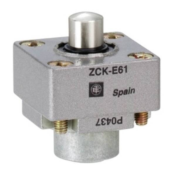 Limit switch head, Limit switches XC Standard, ZCKE, side metal plunger, +120 °C - Commercial Reference - ZCKE635