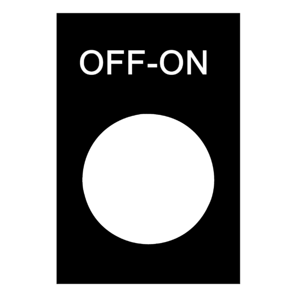 NAMEPLATE (O - Commercial Reference - ZB2BY2367