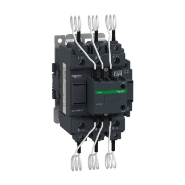 Capacitor contactor, TeSys D, 63 kVAR at 400 V/50 Hz, coil 240 V AC 50/60 Hz - Schneider Electric - LC1DWK12U7