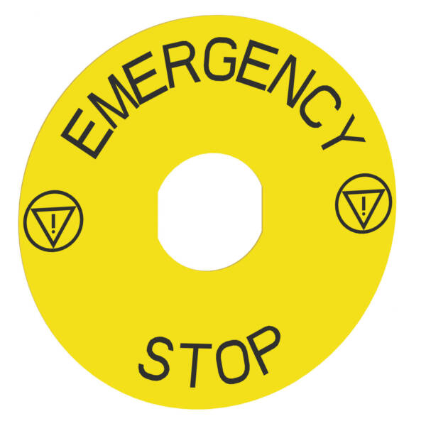 PUSHBUTTON LEGEND PLATE 30MM K - Schneider Electric - 9001KN8330