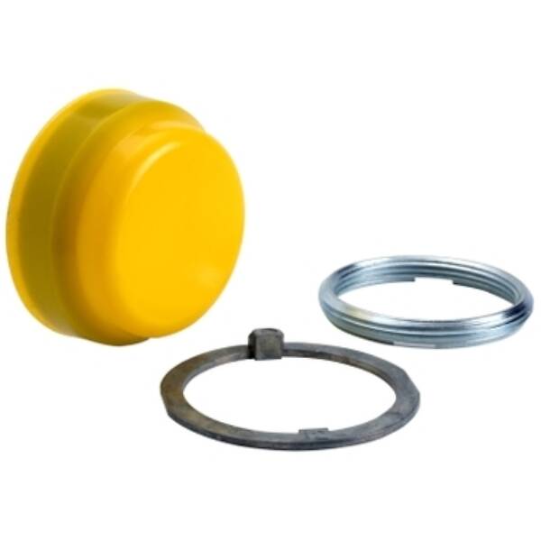 30 mm yellow boot for non-illuminate pushbutton - Schneider Electric - 9001KU6