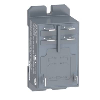 power relay plug-in - Harmony RPF - 2 NO - 24 V DC - 30 A - Schneider Electric - RPF2ABD