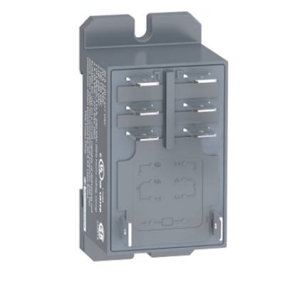 power relay plug-in - Harmony RPF - 2 CO - 24 V DC - 30 A - Schneider Electric - RPF2BBD