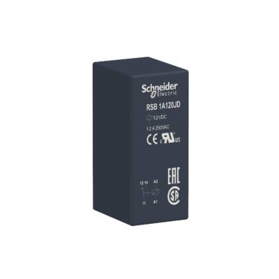 Interface plug-in relay, 12 A, 1 CO, 12 V DC - Schneider Electric - RSB1A120JD