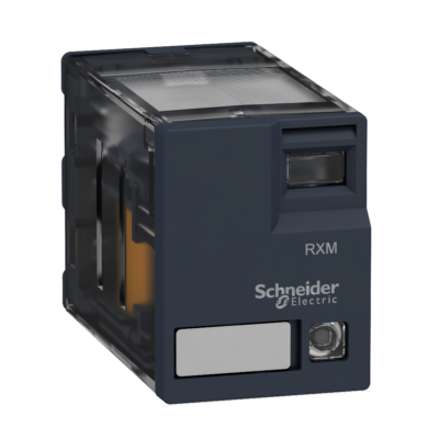 Miniature Plug-in relay - Harmony RXM 4 C/O 230 V AC 6 A with LED - Schneider Electric - RXM4AB3P7