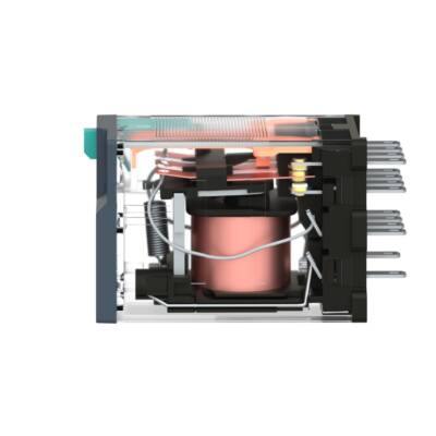 Miniature Plug-in relay - Harmony RXM 4 C/O 24 V DC 3 A with LED - Schneider Electric - RXM4GB2BD