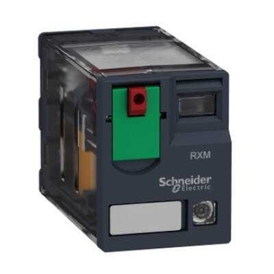 Miniature Plug-in relay - Harmony RXM 4 C/O 48 V AC 3 A with LED - Schneider Electric - RXM4GB2E7