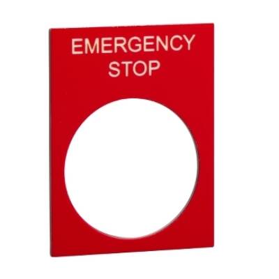 NAMEPLATE (E - Schneider Electric - ZB2BY2330