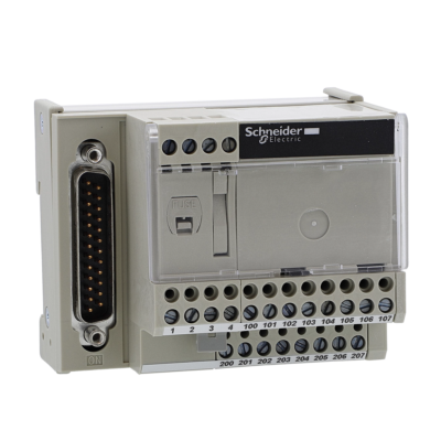 connection sub-base ABE7 - for distribution of 4 analog output channels - Schneider Electric - ABE7CPA21