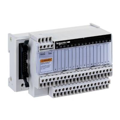 passive connection sub-base ABE7 - 16 type 2 inputs - Led - Schneider Electric - ABE7H16R23