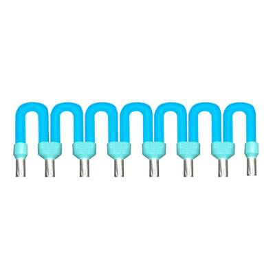 commoning link for connection sub-base - for common DC - blue - 2 cm - Schneider Electric - ABFC08R02B