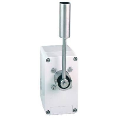 limit switch XCRT - polyester enclosure stainless steel roller with lever - 2C/O - Telemecanique Sensors - XCRT315