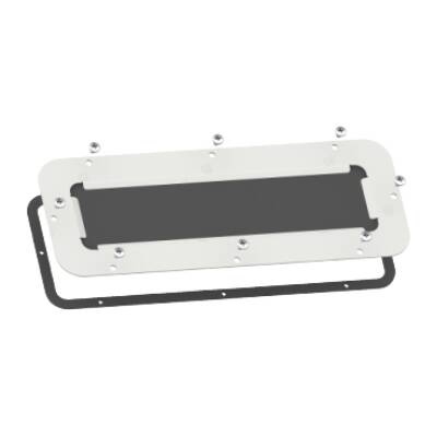 "PanelSeT S3D flexicable gland plate with membrane pearcable 428 x 63 mm" - Schneider Electric - NSYTLGME