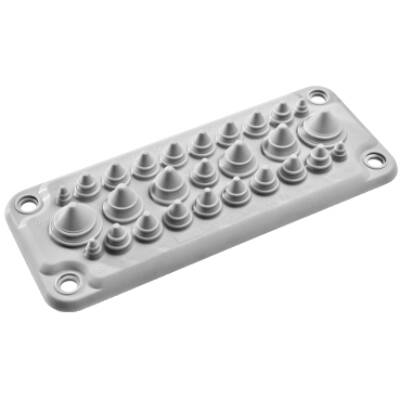 "Cable entry membrane, PanelSeT, PanelSet,  type FL21 with 25 entrances IP66" - Schneider Electric - NSYAECPFLT25