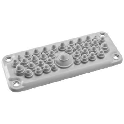 "Cable entry membrane, PanelSeT, PanelSet, type FL21 with 35 entrances IP66" - Schneider Electric - NSYAECPFLT35