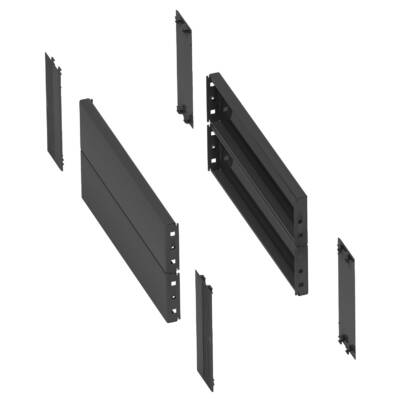 "Side panels for the plinth, PanelSeT SFN, PanelSet SF, for electrical enclosure  D1200mm, set of 4, H200mm" - Schneider Electric - NSYSPS12200