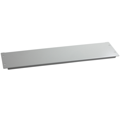 "Screwed-on plain cover plate, PanelSeT SFN, PanelSeT SF, PanelSeT SM, for electrical enclosure W600mm steel, H450mm" - Schneider Electric - NSYMPC456