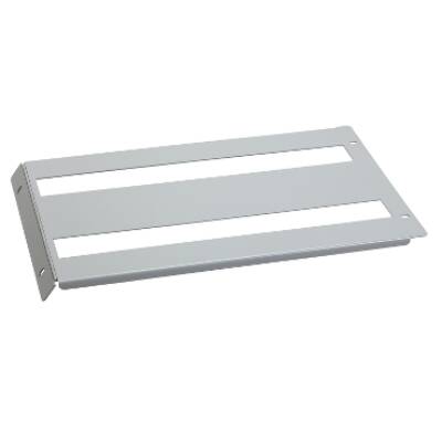 "Hinges cut-out cover plate, PanelSeT SFN, SF, SM, for electrical enclosure W800mm, 2 cut outs, H300mm" - Schneider Electric - NSYMUCH308