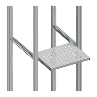 "Telescopic rails, PanelSeT SFN, PanelSeT SF, PanelSeT SM, for electrical enclosure W600/800 D400mm, steel" - Schneider Electric - NSYTTG40