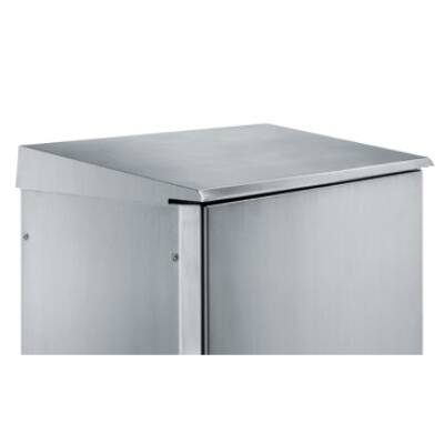 "Stainless canopy 304L, Scotch BriteÂ® finish, for enclosures W1600xD600 mm." - Schneider Electric - NSYSCX16060