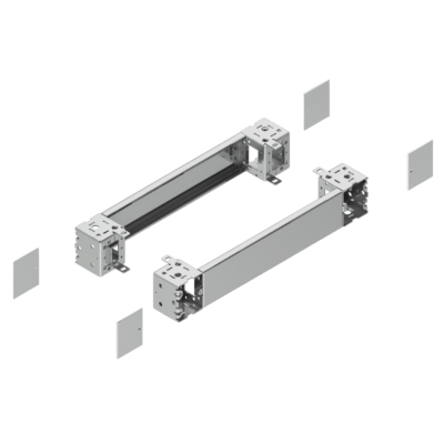 "PanelSeT - plain front panel plinth W1600 H100 stainless steel 316L" - Schneider Electric - NSYSPFX16100H