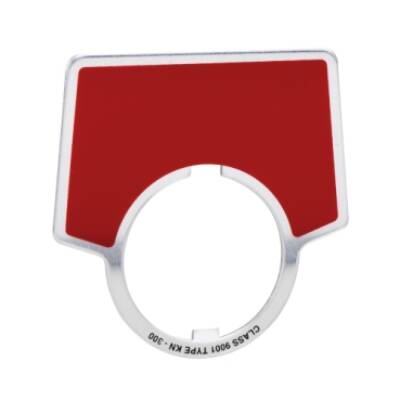 PUSHBUTTON LEGEND PLATE 30MM TYPE K - Square D - 9001KN305