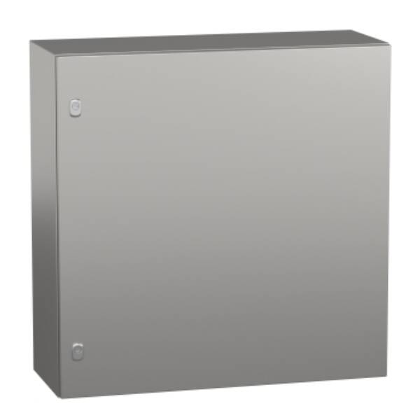 "PanelSet S3X stainless 304L, Scotch Brite® finish, H800xW800xD300 mm." - Schneider Electric - NSYS3X8830