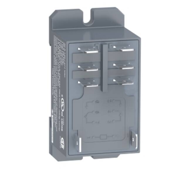 power relay plug-in - Harmony RPF - 2 CO - 12 V DC - 30 A - Schneider Electric - RPF2BJD