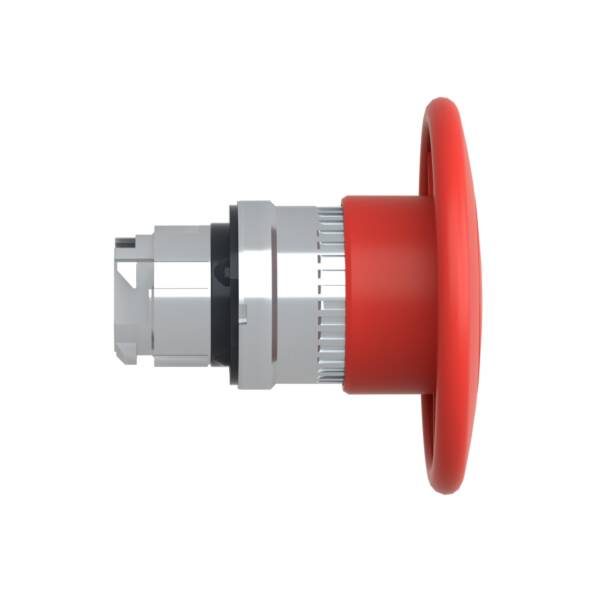 Harmony XB4, Emergency stop head switching off, metal, red mushroom Ø60, Ø22, trigger latching push-pull - Schneider Electric - ZB4BX84