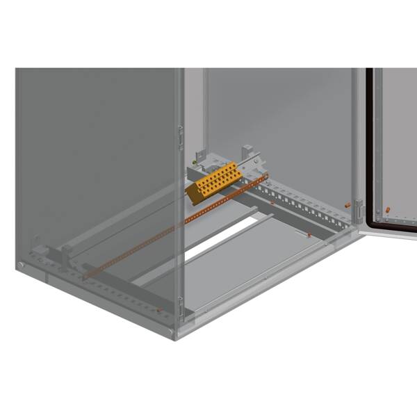 "Combined support bracket, PanelSeT SFN, PanelSeT SF, PanelSeT SM, steel , set of 10" - Schneider Electric - NSYETF