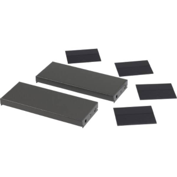 "Side panels for the plinth, PanelSeT SFN, PanelSeT SF, PanelSeT SM, for electrical enclosure  D400mm, set of 2, H100mm" - Schneider Electric - NSYSPS4100