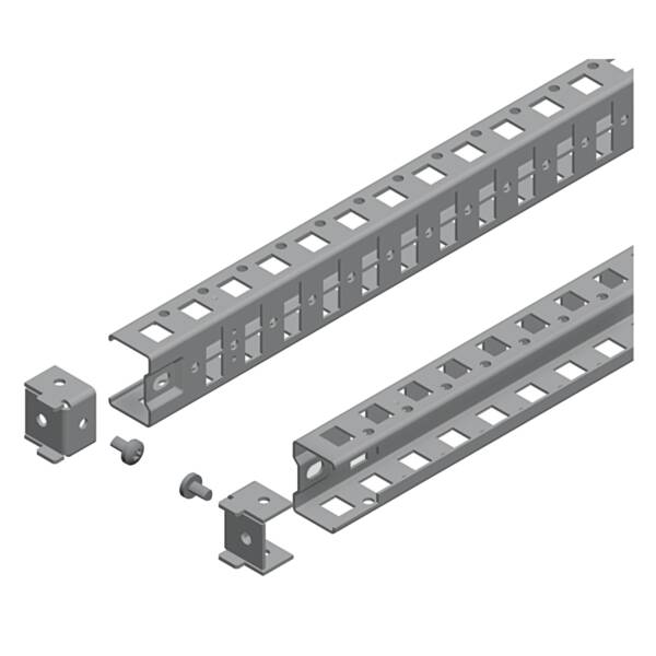 "Universal cross rails, PanelSeT SFN, PanelSeT SF, PanelSeT SM,  H40 W1600mm, 1 row, set of 2" - Schneider Electric - NSYSUCR40160