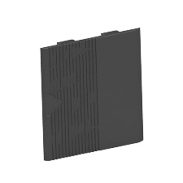 "PanelSet - plastic covers for plinth corners - H = 200 mm RAL 9005" - Schneider Electric - NSYPC200