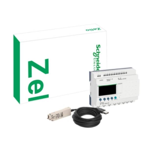 compact smart relay Zelio Logic - “discovery” pack - 20 I O - 100..240 V AC - Schneider Electric - SR2PACK2FU