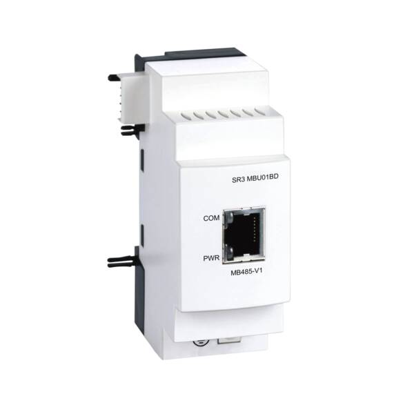 Modbus network slave communication module - for SR3 24 V DC smart relay - Schneider Electric - SR3MBU01BD