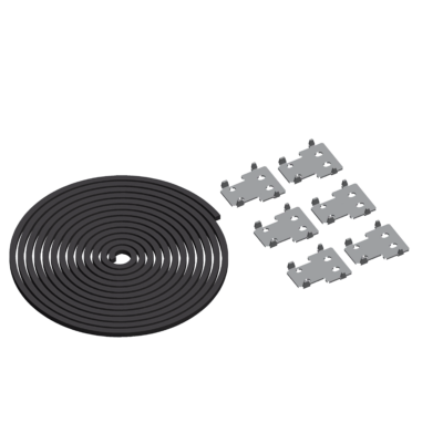 "Standard coupling kit with OLN or PanelSet 6000, PanelSet SF, set of 6 flat connectors, gasket and fixing elements" - Schneider Electric - NSYSFBKSH