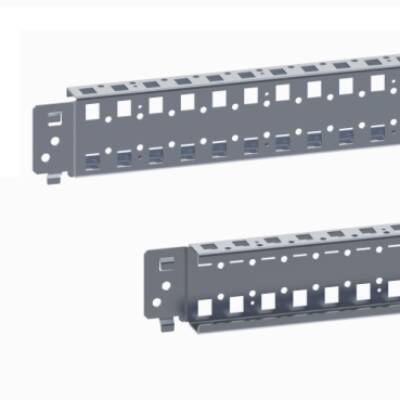 "Quick fixing cross rails, PanelSeT SFN, PanelSeT SF, PanelSeT SM,  H65 W400mm, 2 rows, set of 2" - Schneider Electric - NSYSQCR6540